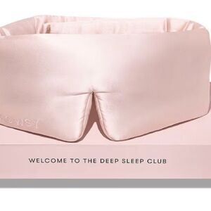 Drowsy Silk Sleep Mask in Sunset Pink
